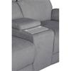 Braxton 2 Seater with Console Electric Recliner Greige