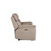 Braxton 2 Seater with Console Electric Recliner Latte