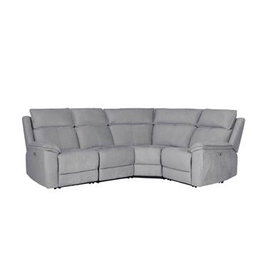 Braxton Corner Group Electric Recliner - Greige