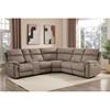 Braxton Corner Group Electric Recliner Latte