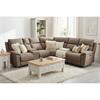 Braxton Armless Sectional Latte