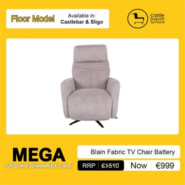 Blain Fabric TV Chair Battery