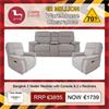 Bangkok 2 Seater Recliner with Console & 2 x Recliners