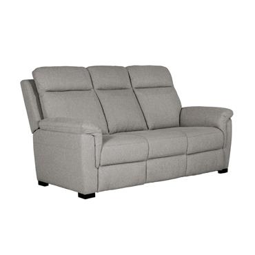Bohola 3 Seater Fixed Sofa Grey