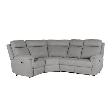 Bohola Corner Group Electric Recliner (4pcs) Grey