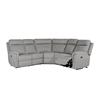 Bohola Corner Group Electric Recliner (4pcs) Grey