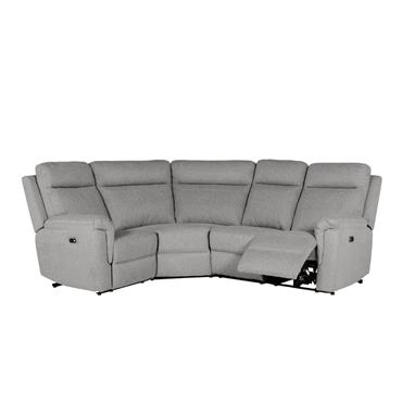 Bohola Corner Group Electric Recliner (4pcs) Grey