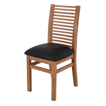 Moy Dining Chair with Faux Leather Seat