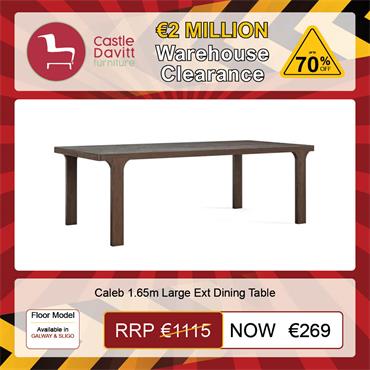 Caleb 1.65 Large EXT. Dining Table