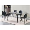 Caitlin Dining Table Rectangle 1600 Black