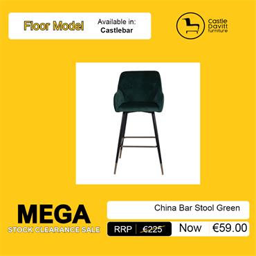 China Bar Stool Green
