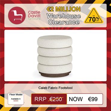 Caleb Fabric FootStool