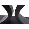 Doonbeg Extending Table Rectangle 1.2-1.6 Charcoal
