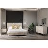 Dillon Bedside Table 2 Drawer Stone