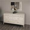 Dillon Dressing Chest 7 Drawer Ribbed Top Drws Stone