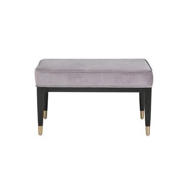 Dara Dressing Stool Ecru Velvet