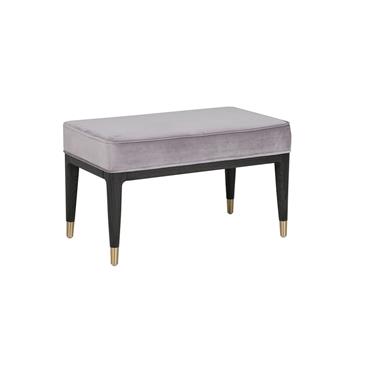 Dara Dressing Stool Ecru Velvet