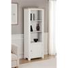 Detta Bookcase Tall Taupe