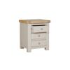 Detta Bedside Table 3 Drawer Taupe