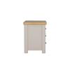 Detta Bedside Table 3 Drawer Taupe