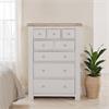 Detta Tall Chest 8 Drawer Taupe