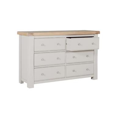 Detta Dressing Chest 6 Drawer Taupe