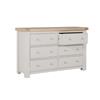 Detta Dressing Chest 6 Drawer Taupe