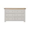 Detta Dressing Chest 6 Drawer Taupe