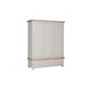 Detta Wardrobe 3 Door Taupe