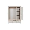 Detta Wardrobe 3 Door Taupe