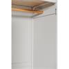 Detta Wardrobe 3 Door Taupe