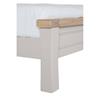 Detta Bed 4'6' Low Footboard Taupe