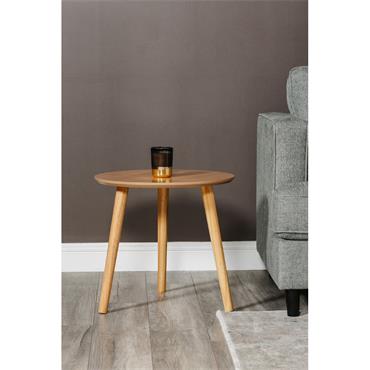 Dawson Lamp Table Natural Oak
