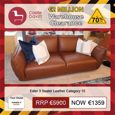 Ester 3 seater Leather Category 15