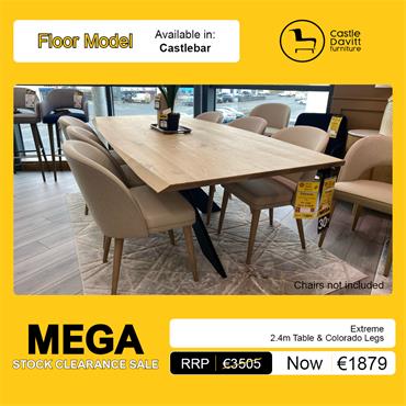 Extreme 2.4m Table & Colorado Legs