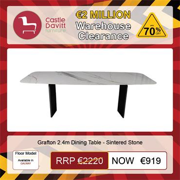 Grafton 2.4m Dining Table - Sintered Stone