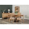 Helly Dining Chair Slat Back Oak Grey