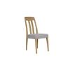 Helly Dining Chair Slat Back Oak Grey