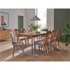 Helly Dining Chair Slat Back Oak Grey