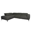 Ballyfin FABRIC 2.5 SEATER RHF 1 POWERED RECLINER FABRIC SQUARE CORNER + 1.25 SEATER LHF + TERMINAL 