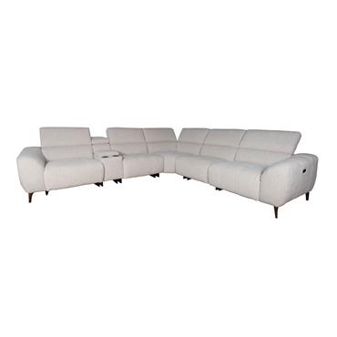 Eamon Fabric Large Corner with Storage Wedge