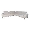 Eamon Fabric Large Corner with Storage Wedge