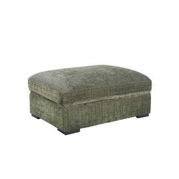 Heather Storage Ottoman Green