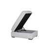 Heather Storage Ottoman Light Grey