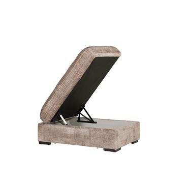 Heather Storage Ottoman Mink