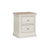 Hook Bedside Table 2 Drawer Cashmere