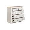 Hook Tall Chest 5 Drawer Cashmere