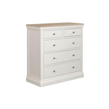 Hook Tall Chest 5 Drawer Cashmere