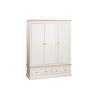 Hook Wardrobe 3 Door/2 Drawer Cashmere