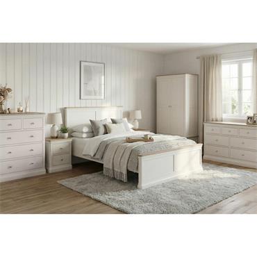 Hook Wardrobe 3 Door/2 Drawer Cashmere